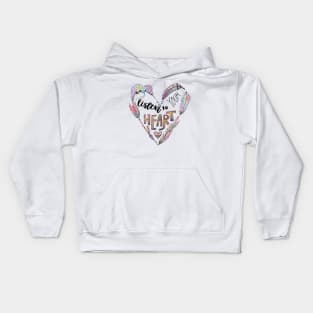 Listen To Your Heart Kids Hoodie